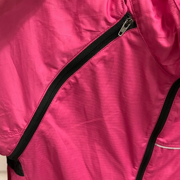 Pearl Izumi Pink and Black Convertible Running Elite Barrier Jacket - Picture 9 of 12